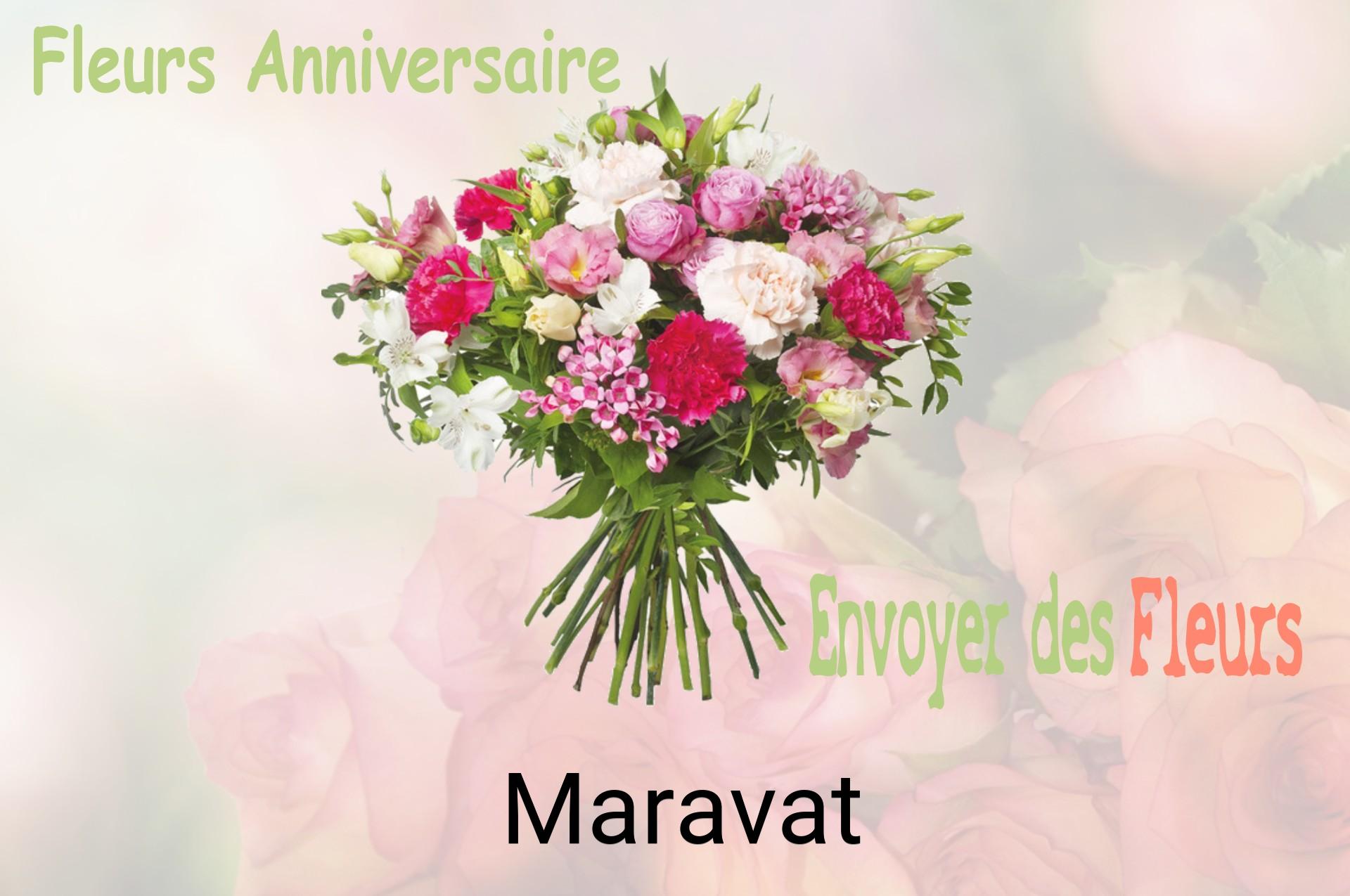 Bouquet de fleurs d’anniversaire livré à Maravat